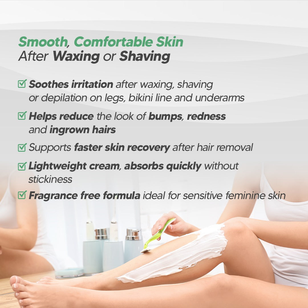 Bye Bye Bumps Post Hair Removal Cream – Soothes Razor Bumps & Redness, Brazilian Botanical Formula, 2.47 oz