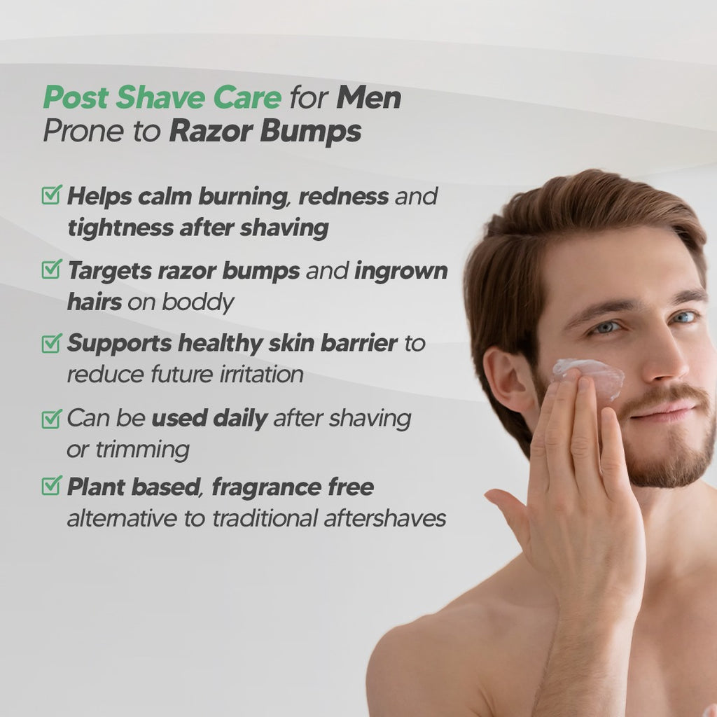 Bye Bye Bumps Post Hair Removal Cream – Soothes Razor Bumps & Redness, Brazilian Botanical Formula, 2.47 oz