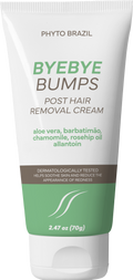 Bye Bye Bumps Post Hair Removal Cream – Soothes Razor Bumps & Redness, Brazilian Botanical Formula, 2.47 oz