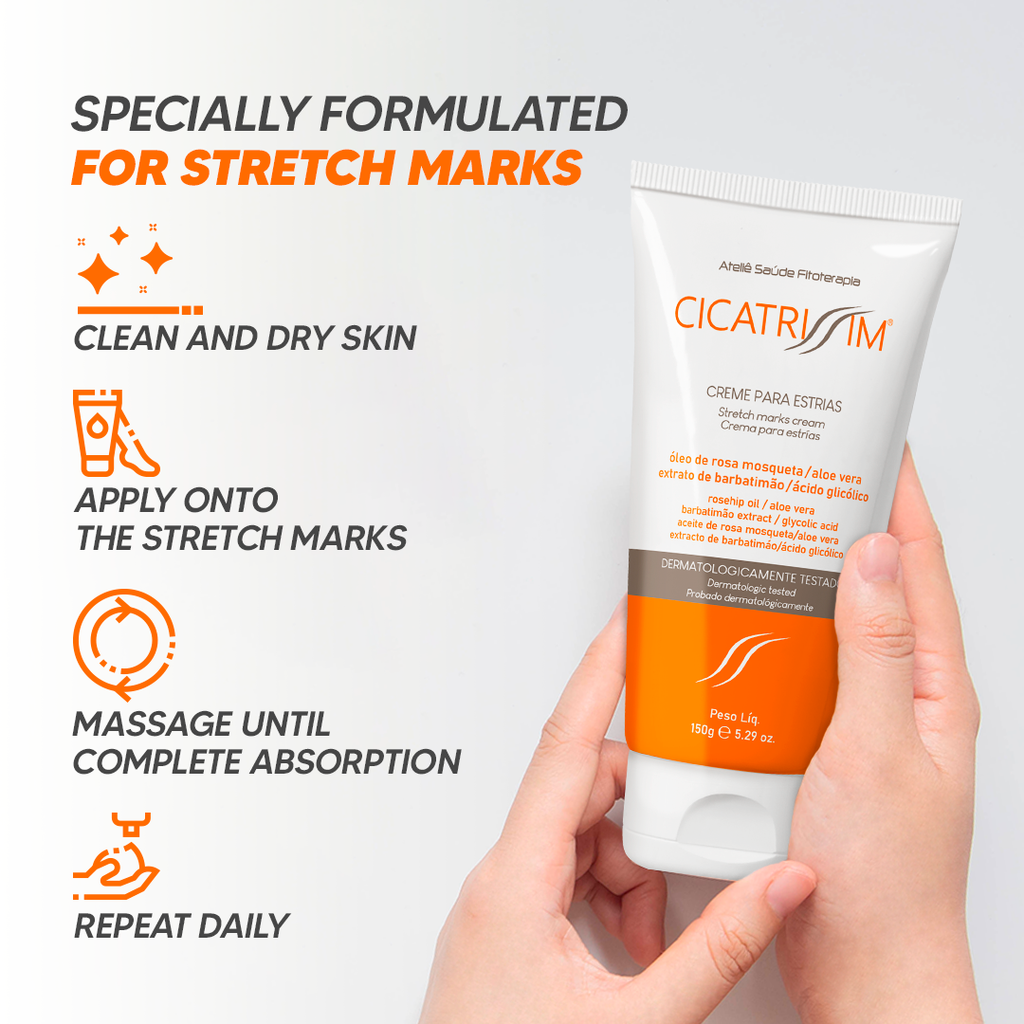 Cicatrissim Stretch Marks Cream - Natural Formula