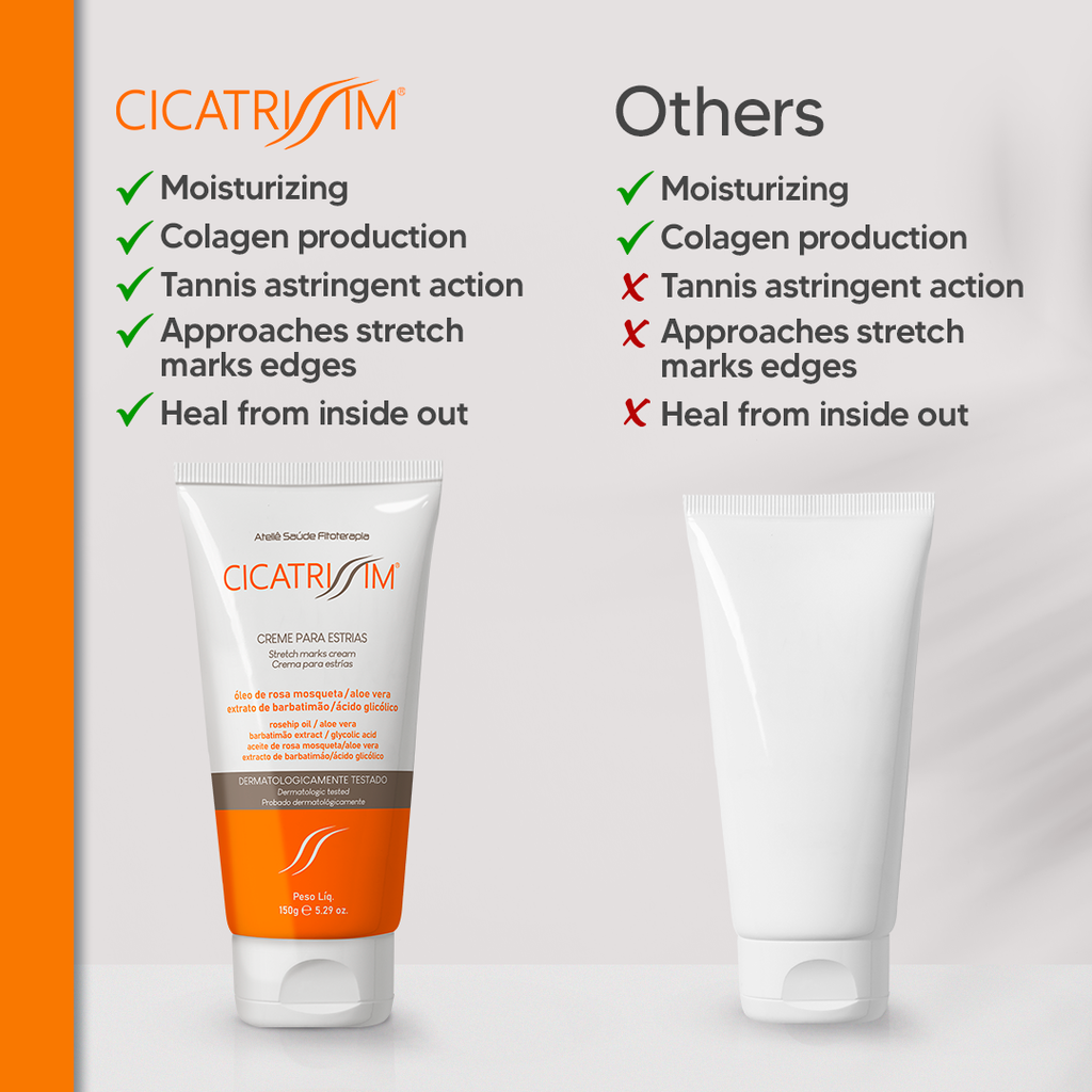 Cicatrissim Stretch Marks Cream - Natural Formula